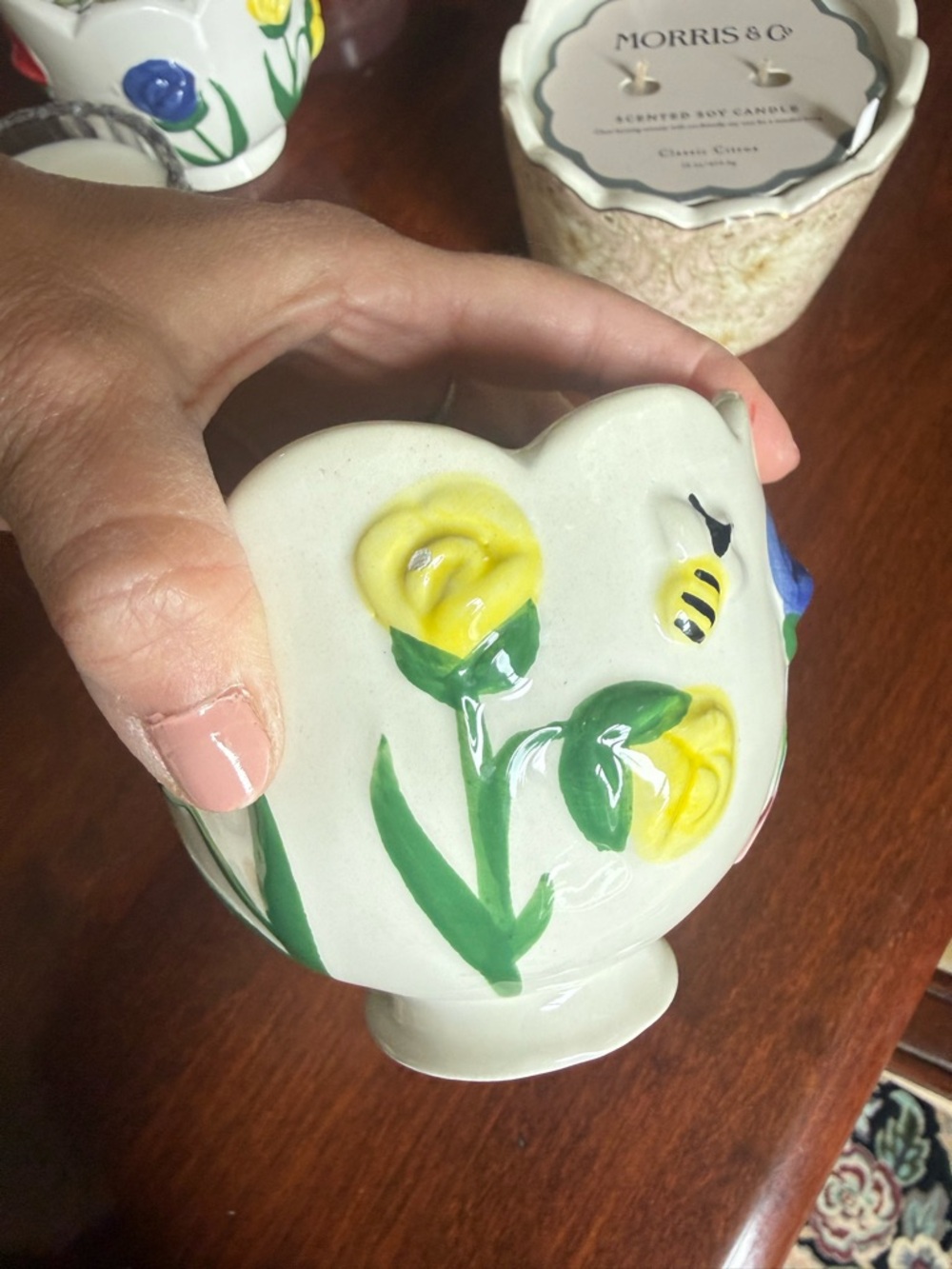 The Farmhouse Rachel Ashwell Blossom & Bees Soy Candle - Floral Cream Jar